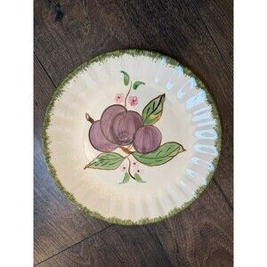 Vintage Blue Ridge Southern Potteries Hand Painted Plate 8” USA